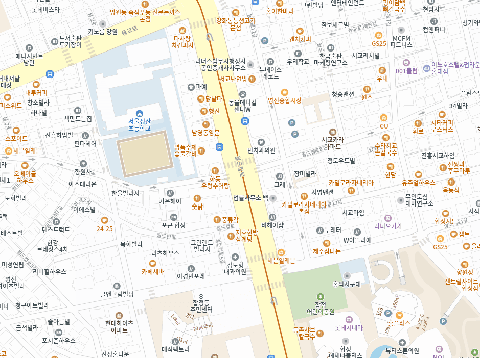 플럭스랩스 주식회사 위치가 표시된 지도